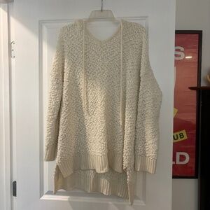 Miracle Cream Oversized Hoodie Long Sleeve Sweater